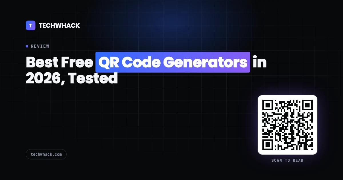 Best Free QR Code Generators in 2026, Tested — TechWhack