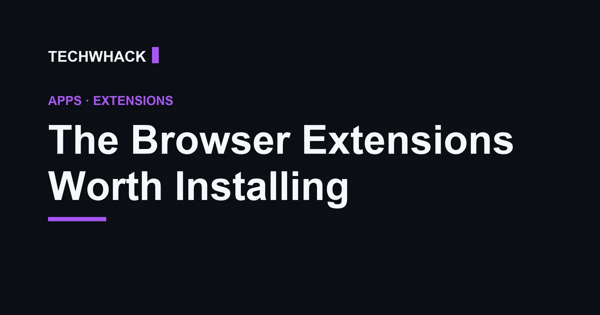 A browser toolbar showing several installed extension icons